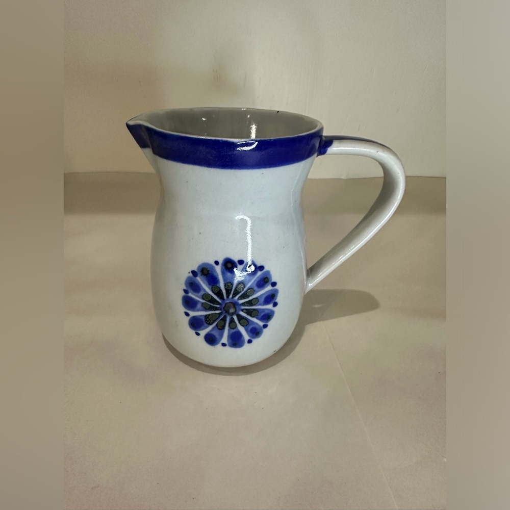 Vintage Ken Edwards Guadalajara El Palomar Mexico Handmade Pottery Pitcher Jug